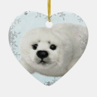 sneeuwvlokzegel keramisch ornament