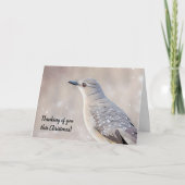  Sneeuwvogel Kunst Kerstvakantie Kaart (Voorkant)