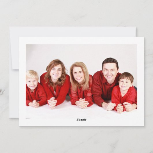 Sneeuwvos met kerstmuts winterbos qr-code feestdagenkaart (Achterkant)