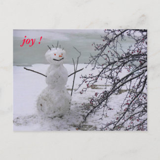 sneeuwvreugde briefkaart