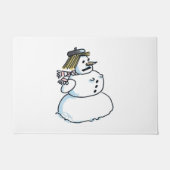 Sneeuwvrouw deurmat (Voorkant)