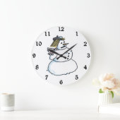 Sneeuwvrouw wandklok grote klok (Huis)