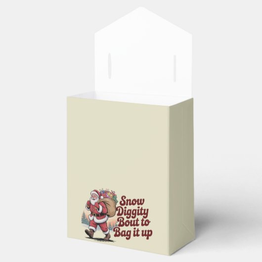 Sneeuwwaardigheid Bout om het op te pakken 90s Chr Bedankdoosjes (Geopend)