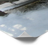 Sneeuwwagen Poster (Hoek)