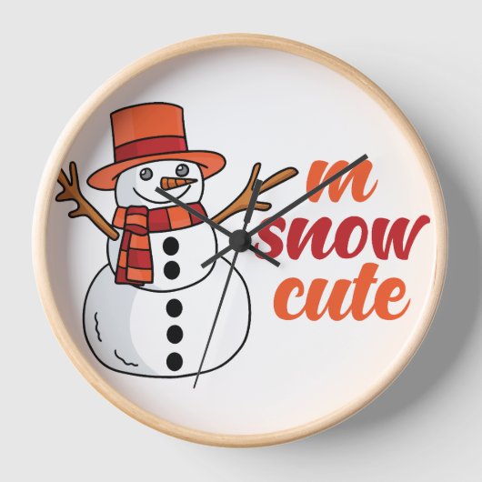 sneeuwwandklok (Voorkant)