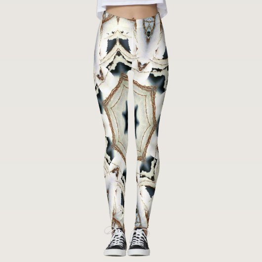 sneeuwweb leggings (Voorkant)