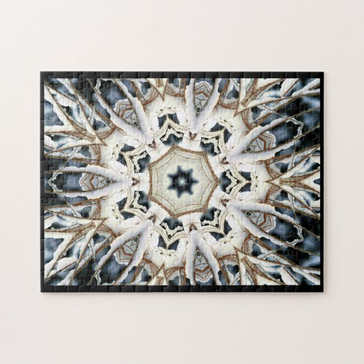 sneeuwweb legpuzzel (Horizontaal)