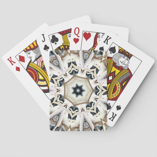 sneeuwweb pokerkaarten (Achterkant)