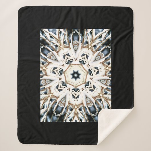 sneeuwweb sherpa deken (Voorkant)