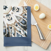 sneeuwweb theedoek (Quarter Fold)