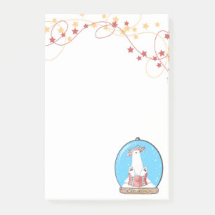 SneeuwWereldbol kerstpolaire Beren notities Post-it® Notes
