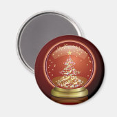 sneeuwWereldbol Magneet (Voorkant / Achterkant)