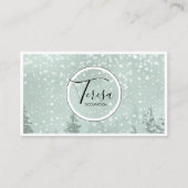 Sneeuwwinterbomen Green ID562 Visitekaartje (Voorkant)
