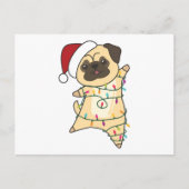 Sneeuwwintermuizen met kerstmis briefkaart (Voorkant)