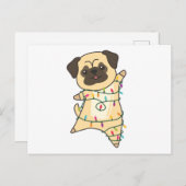 Sneeuwwintermuizen met kerstmis briefkaart (Voorkant / Achterkant)