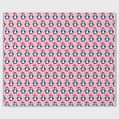 Sneeuwwinterpinguïn Cadeaupapier (Vlak)
