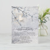 Sneeuwwinterwedstrijd Kaart (Staand voorkant)