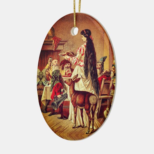 Sneeuwwit - sproeier - Märchen - Grimm Keramisch Ornament (Links)