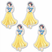 Sneeuwwit Sticker (Voorkant)