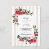 Sneeuwwitbruiloft Kaart (Voorkant / Achterkant)