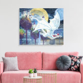 Sneeuwwitje Dragon Guardian Art Canvas Afdruk (Insitu (Woonkamer))