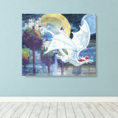 Sneeuwwitje Dragon Guardian Art Canvas Afdruk (Insitu (Houten vloer))