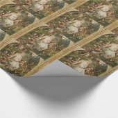 Sneeuwwitje  Duits Sprookje Romance Art Cadeaupapier (Hoek)