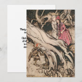 Sneeuwwitje en Roos Rood van Arthur Rackham Kaart (Voorkant / Achterkant)