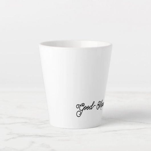 Sneeuwwitje Goedemorgen Latte Mok (Voorkant)