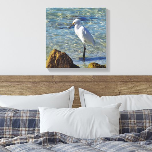 Sneeuwwitje Gret in Surf Canvas Afdruk (Insitu (Slaapkamer))