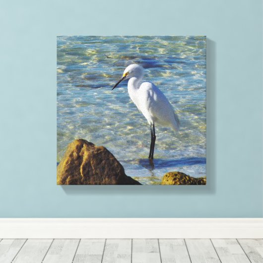 Sneeuwwitje Gret in Surf Canvas Afdruk (Insitu (Houten vloer))