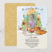 Sneeuwwitje, magie, aangepaste foto kaart (Voorkant / Achterkant)