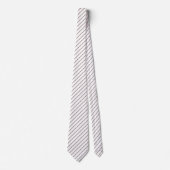 Sneeuwwitje met Charcoal Grey Pinstripes Stropdas (Voorkant)