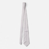 Sneeuwwitje met Charcoal Grey Pinstripes Stropdas (Achterkant)