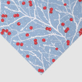 Sneeuwwitje Winterbessen Kerstmis Tissuepapier (Detail)