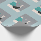 Sneeuwwitpakpapier Cadeaupapier (Hoek)