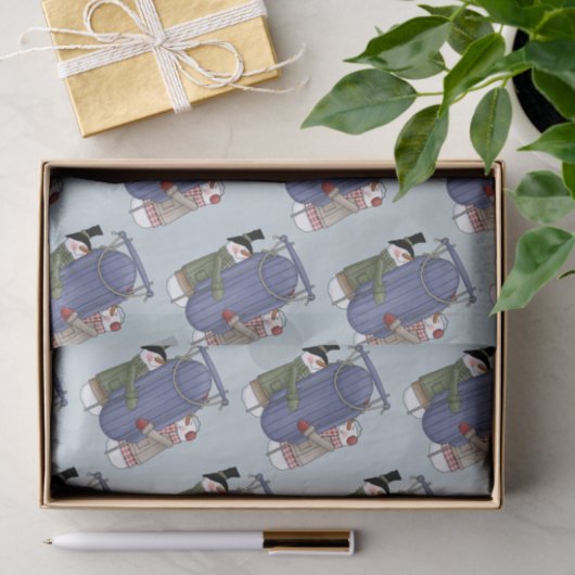 Sneeuwwitpapier met klauw tissuepapier (Geschenk)