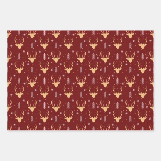 Sneeuwwitrood met prettige kerst inpakpapier vel (Voorkant 2)