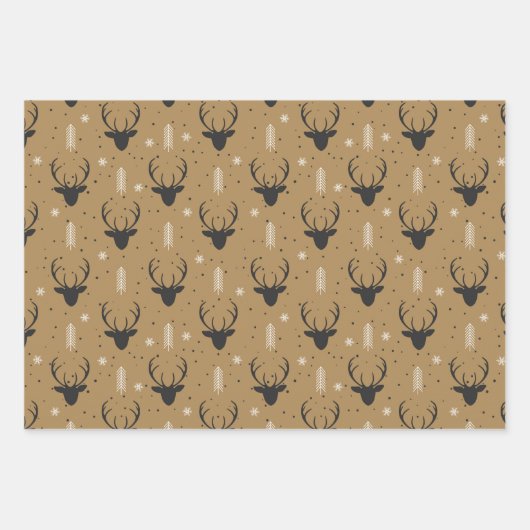 Sneeuwwitrood met prettige kerst inpakpapier vel (Voorkant)