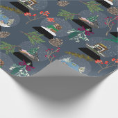 Sneeuwzeemacht Cadeaupapier (Hoek)