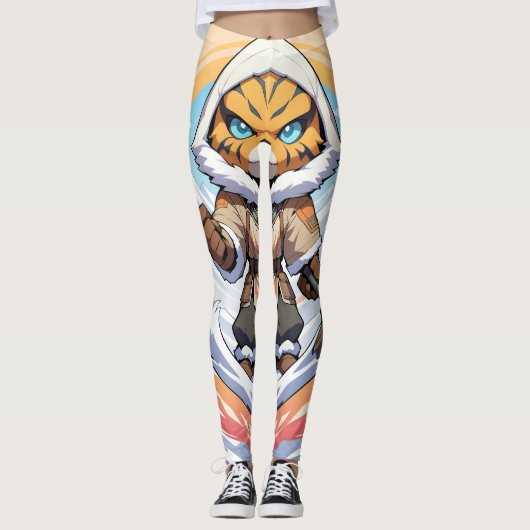 Sneeuwzoekende Leggings (Voorkant)