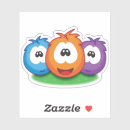 Sneezies! Icon Style Trio Arrangment Sticker