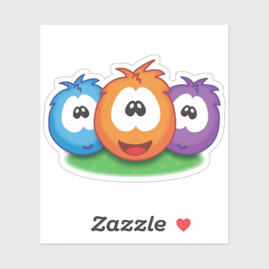 Sneezies! Icon Style Trio Arrangment Sticker (Vel)