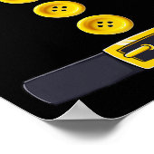 Sneezy Dwarf Halloween Kostuum Kleur Bijpassende S Poster (Hoek)