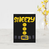 Sneezy Halloween Dwarf Costume Color Matching Kaart (Gele Bloem)