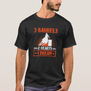 Snel 3 vaten 2 Hart 1 Ziekenpaard R T-shirt