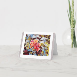 Snel! 4-inch x 5,6-inch gevouwen vakantiekaart feestdagen kaart