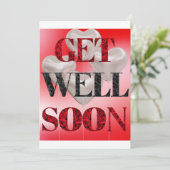 Snel Beter Worden Uitnodiging (Staand voorkant)