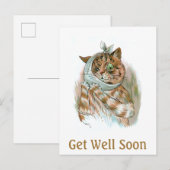 Snel Cat ophalen Briefkaart (Voorkant / Achterkant)