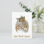 Snel Cat ophalen Briefkaart (Staand voorkant)